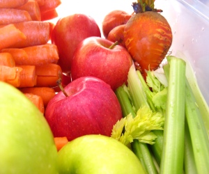 Green Apples, Golden Beets, Gala Apples, Celery, Carrots